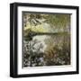 Pond at Montgeron-Claude Monet-Framed Art Print