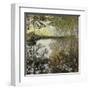 Pond at Montgeron-Claude Monet-Framed Art Print