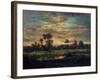 Pond at the Edge of a Wood-Th?odore Rousseau-Framed Giclee Print