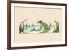 Pond Frog-Frances Beem-Framed Premium Giclee Print