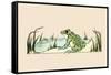 Pond Frog-Frances Beem-Framed Stretched Canvas