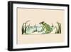 Pond Frog-Frances Beem-Framed Art Print