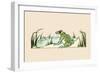 Pond Frog-Frances Beem-Framed Art Print