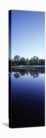 Pond in a Golf Course, Blue Heron Pines Golf Course, Punta Gorda, Charlotte County, Florida, USA-null-Stretched Canvas