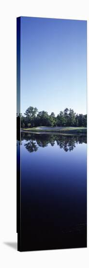Pond in a Golf Course, Blue Heron Pines Golf Course, Punta Gorda, Charlotte County, Florida, USA-null-Stretched Canvas