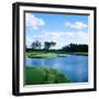 Pond in a Golf Course, Carolina Golf and Country Club, Charlotte, North Carolina, USA-null-Framed Photographic Print