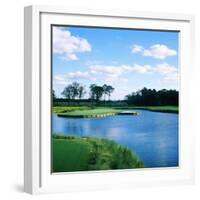 Pond in a Golf Course, Carolina Golf and Country Club, Charlotte, North Carolina, USA-null-Framed Photographic Print