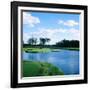 Pond in a Golf Course, Carolina Golf and Country Club, Charlotte, North Carolina, USA-null-Framed Photographic Print