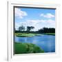 Pond in a Golf Course, Carolina Golf and Country Club, Charlotte, North Carolina, USA-null-Framed Photographic Print