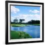 Pond in a Golf Course, Carolina Golf and Country Club, Charlotte, North Carolina, USA-null-Framed Photographic Print