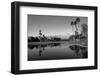 Pond in a golf course, Desert Princess Country Club, Palm Springs, Riverside County, California...-null-Framed Photographic Print