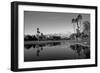 Pond in a golf course, Desert Princess Country Club, Palm Springs, Riverside County, California...-null-Framed Photographic Print