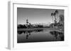 Pond in a golf course, Desert Princess Country Club, Palm Springs, Riverside County, California...-null-Framed Photographic Print