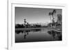 Pond in a golf course, Desert Princess Country Club, Palm Springs, Riverside County, California...-null-Framed Photographic Print