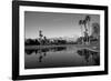 Pond in a golf course, Desert Princess Country Club, Palm Springs, Riverside County, California...-null-Framed Photographic Print