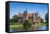 Pond in Front of Castle Egeskov, Denmark, Scandinavia, Europe-Michael Runkel-Framed Stretched Canvas