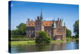 Pond in Front of Castle Egeskov, Denmark, Scandinavia, Europe-Michael Runkel-Stretched Canvas