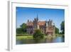 Pond in Front of Castle Egeskov, Denmark, Scandinavia, Europe-Michael Runkel-Framed Photographic Print