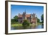 Pond in Front of Castle Egeskov, Denmark, Scandinavia, Europe-Michael Runkel-Framed Photographic Print