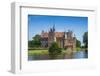 Pond in Front of Castle Egeskov, Denmark, Scandinavia, Europe-Michael Runkel-Framed Photographic Print