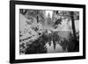 Pond in the Winter Forest-Klaus Scholz-Framed Photographic Print