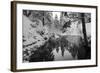 Pond in the Winter Forest-Klaus Scholz-Framed Photographic Print