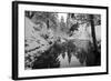 Pond in the Winter Forest-Klaus Scholz-Framed Photographic Print