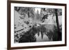 Pond in the Winter Forest-Klaus Scholz-Framed Photographic Print