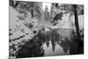 Pond in the Winter Forest-Klaus Scholz-Mounted Photographic Print