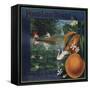 Pond Lily Brand - Riverside, California - Citrus Crate Label-Lantern Press-Framed Stretched Canvas