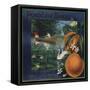 Pond Lily Brand - Riverside, California - Citrus Crate Label-Lantern Press-Framed Stretched Canvas