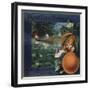 Pond Lily Brand - Riverside, California - Citrus Crate Label-Lantern Press-Framed Art Print