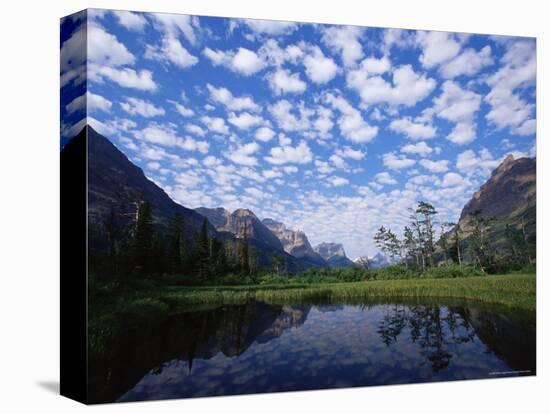 Pond Next to St. Mary Lake, Glacier National Park, Montana, United States of America, North America-James Hager-Stretched Canvas