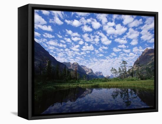 Pond Next to St. Mary Lake, Glacier National Park, Montana, United States of America, North America-James Hager-Framed Stretched Canvas