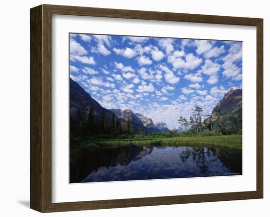 Pond Next to St. Mary Lake, Glacier National Park, Montana, United States of America, North America-James Hager-Framed Photographic Print