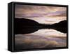 Pond Reflection and Clouds at Dawn, Kristiansand, Norway, Scandinavia, Europe-Jochen Schlenker-Framed Stretched Canvas