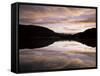 Pond Reflection and Clouds at Dawn, Kristiansand, Norway, Scandinavia, Europe-Jochen Schlenker-Framed Stretched Canvas