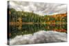 Pond Reflection, White Mountains, New Hampshire-Vincent James-Stretched Canvas