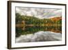 Pond Reflection, White Mountains, New Hampshire-Vincent James-Framed Photographic Print