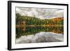 Pond Reflection, White Mountains, New Hampshire-Vincent James-Framed Photographic Print