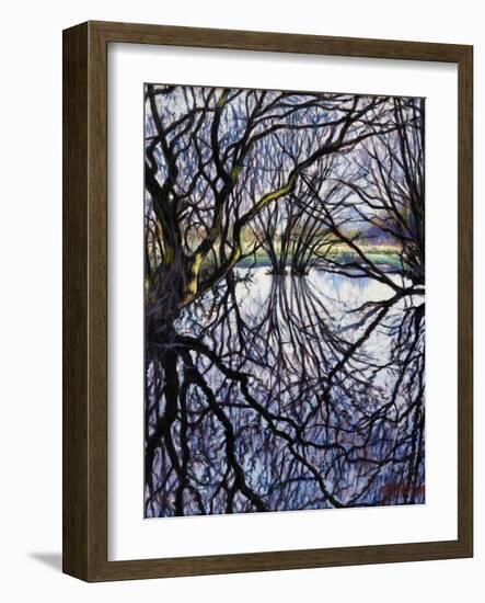 Pond Reflections, 2009-Tilly Willis-Framed Giclee Print