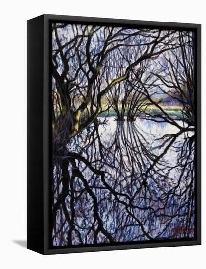 Pond Reflections, 2009-Tilly Willis-Framed Stretched Canvas