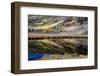 Pond reflects aspen trees and conifers. Fishlake, Utah, USA-Scott T. Smith-Framed Photographic Print