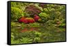 Pond, Strolling Garden, Portland Japanese Garden, Oregon, Usa-Michel Hersen-Framed Stretched Canvas