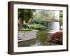 Pond With Fountain in Kowloon Park, Tsim Sha Tsui Area, Kowloon, Hong Kong, China-Charles Crust-Framed Photographic Print