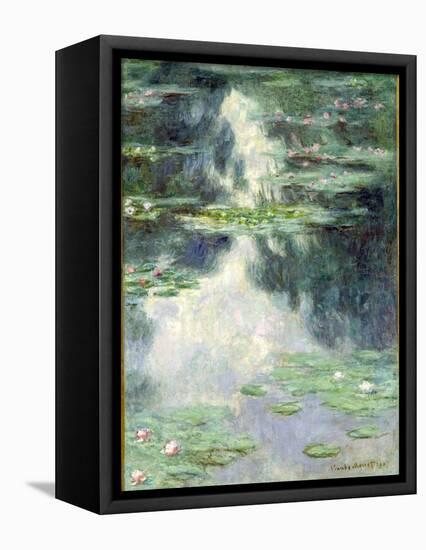 Pond with Water Lilies, 1907-Claude Monet-Framed Stretched Canvas