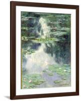 Pond with Water Lilies, 1907-Claude Monet-Framed Giclee Print