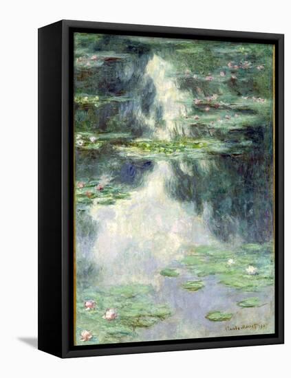 Pond with Water Lilies, 1907-Claude Monet-Framed Stretched Canvas