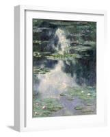 Pond with Water Lilies, 1907-Claude Monet-Framed Giclee Print