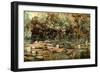 Pond with Water Lilies, Early 1890s-Elena Dmitryevna Polenova-Framed Giclee Print